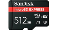 Express microSD Card 512GB 880MB/s Read