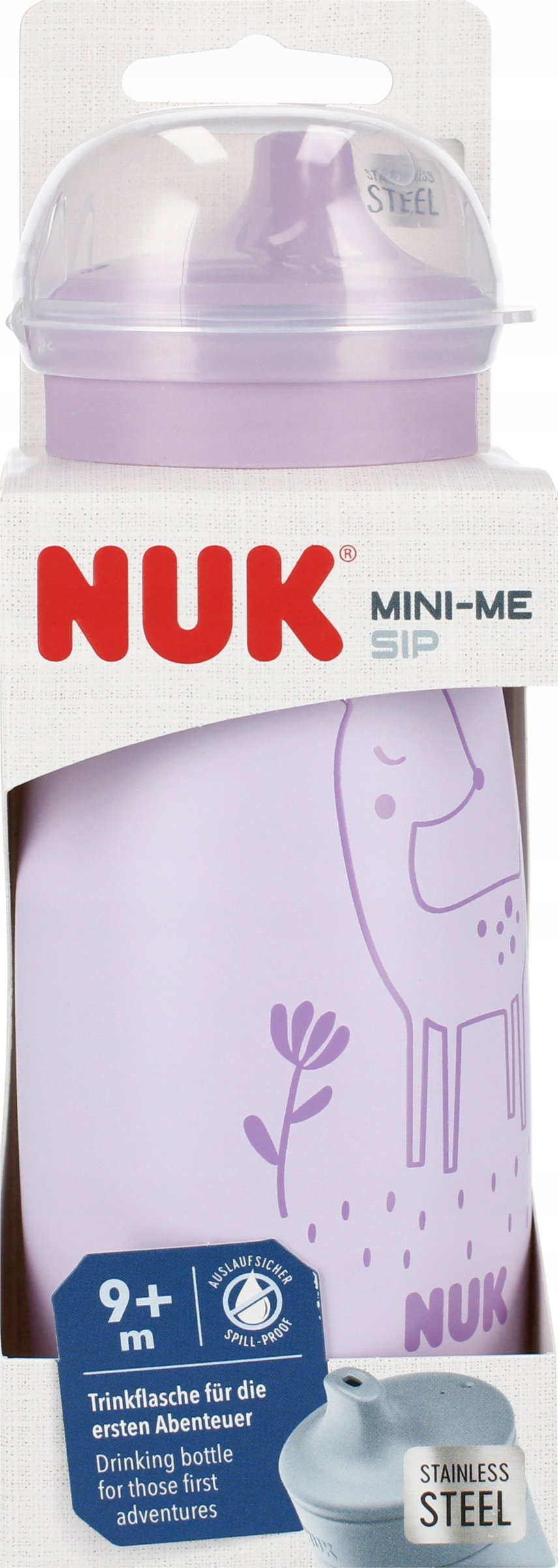 NUK NUK HRNEK 300ML MINI-ME 9M FIALOVÁ 10255689 1/6