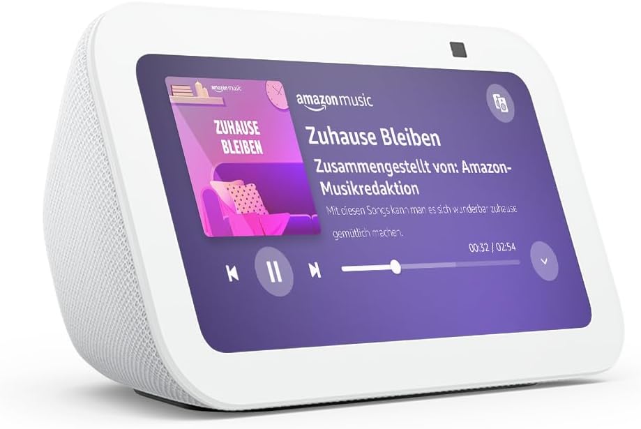 Amazon Echo Show 5 Speaker (2023) Glacier White