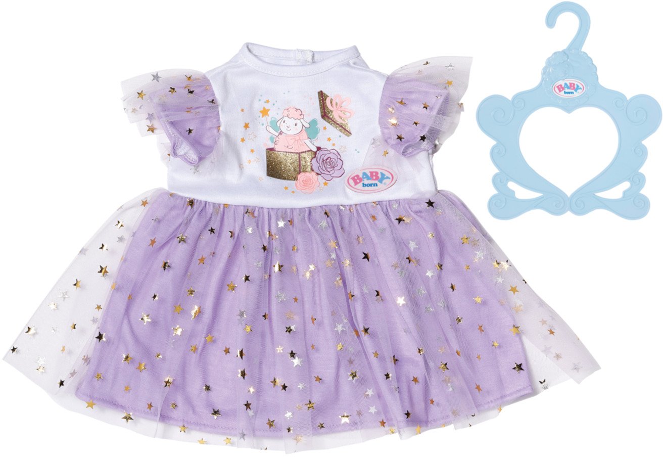 ZAPF Creation BABY born® Fialové tutu šaty 43 cm
