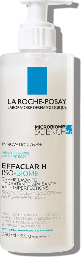 La Roche-Posay Effaclar H Iso-Biome zklidňující čisticí krém 390 ml