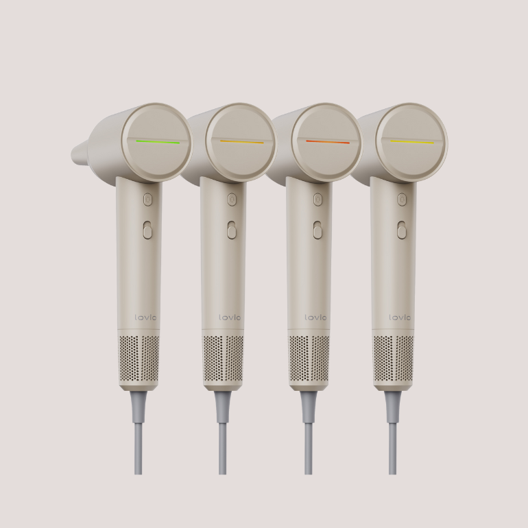 Lovio LVHD001BE Hair Dryer With Ionization AirFlow