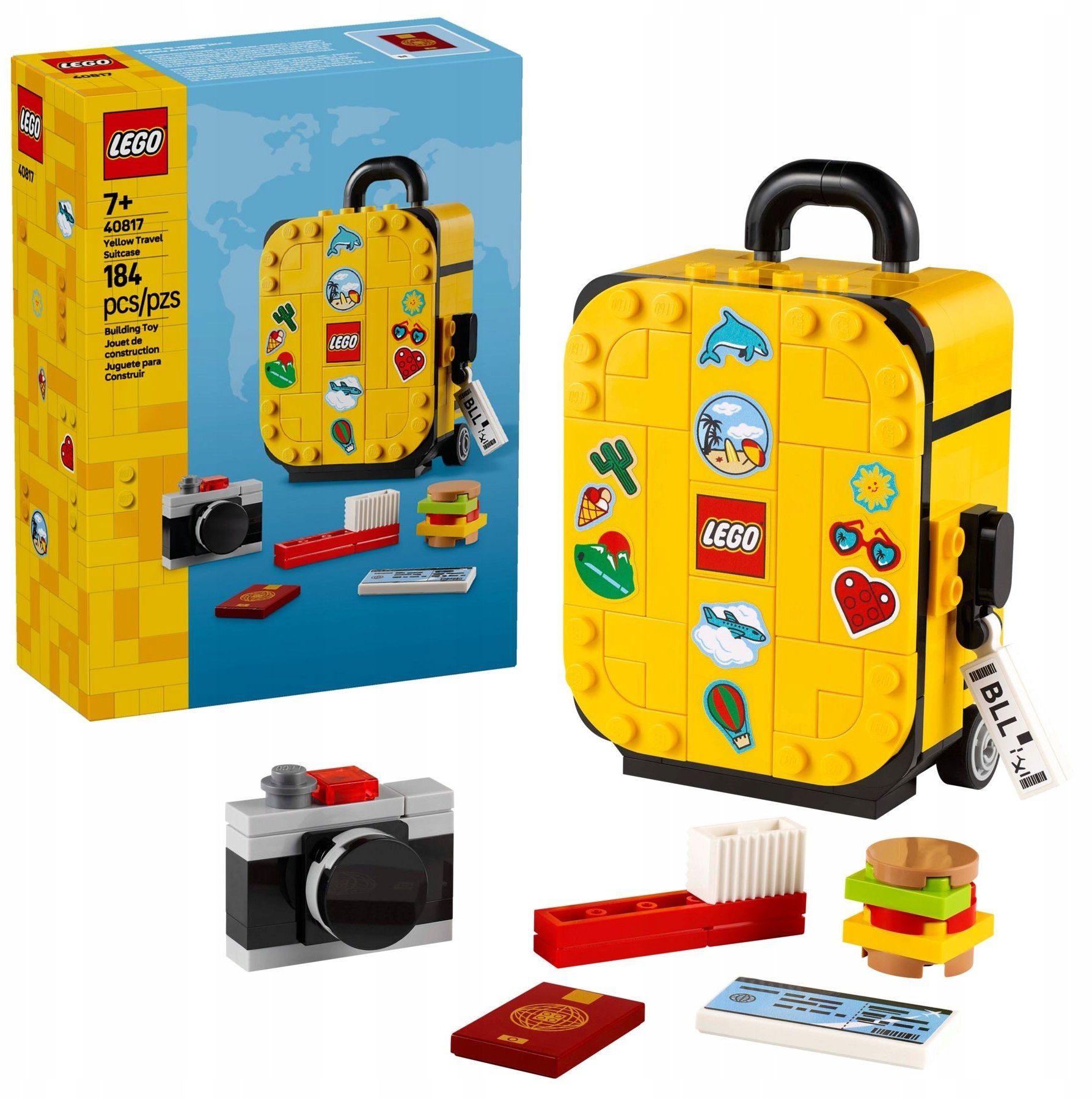 LEGO 40817 Žlutý cestovní kufr