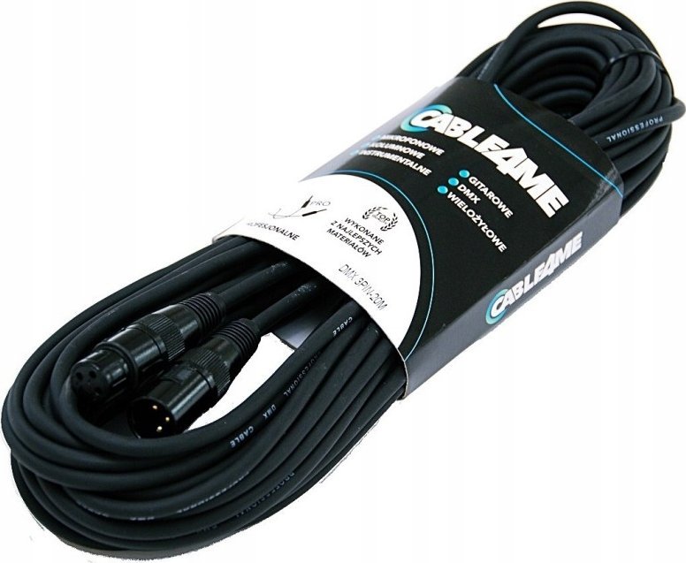 Cable4Me DMX kabel 3pin 20m pro světla