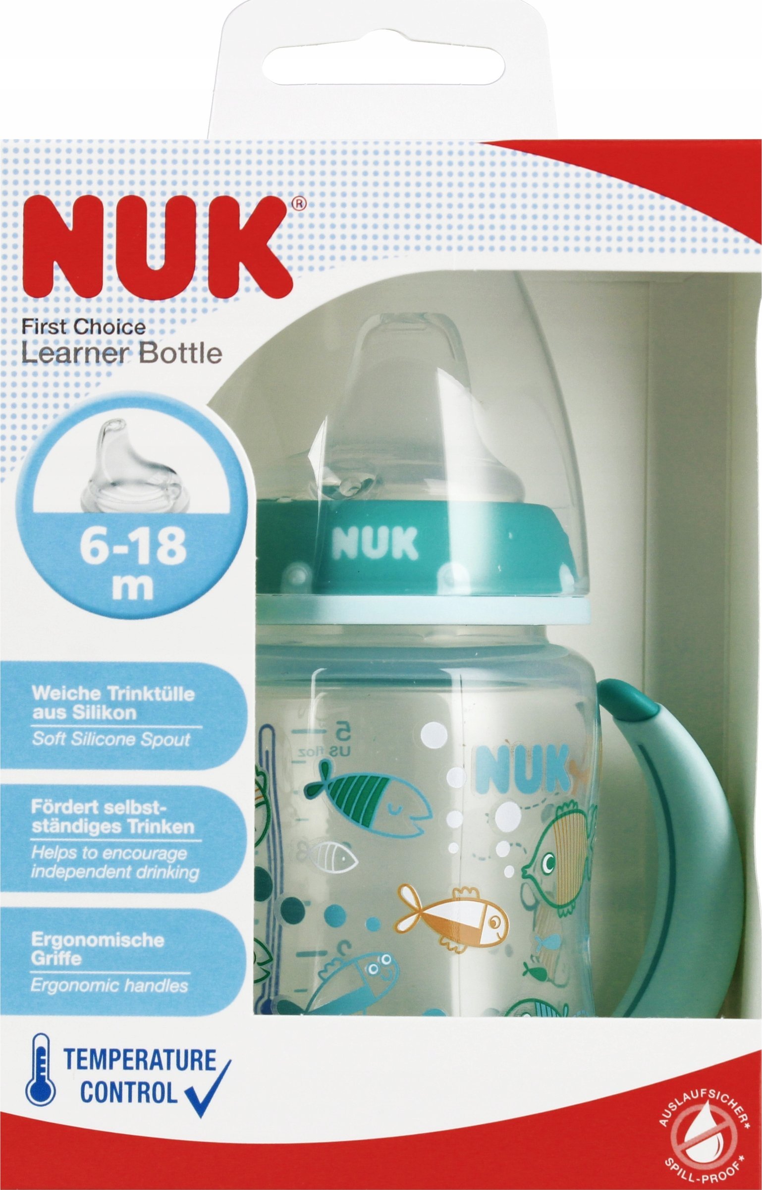 NUK NUK LÁHEV PP 150ML 6-18FC TYRKYSOVÁ 10215335 1/6