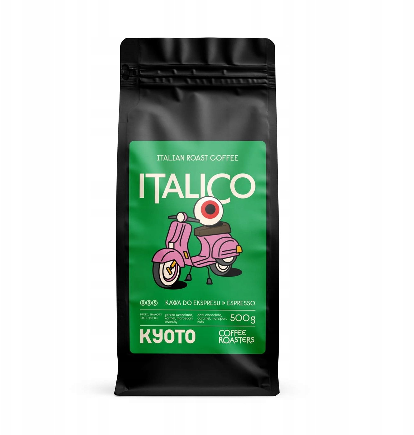 Kyoto Kávová zrna Italico Espresso 250g