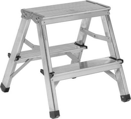 AWTools AW ŽEBŘÍKOVÁ STOLIČKA 2 SCHODY 120 KG AW23002