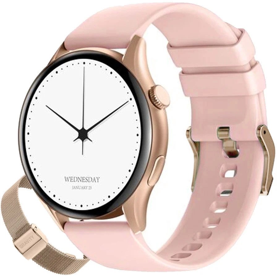 Gravity Dámské hodinky SMARTWATCH GT11-5 RGD/RGD/PK