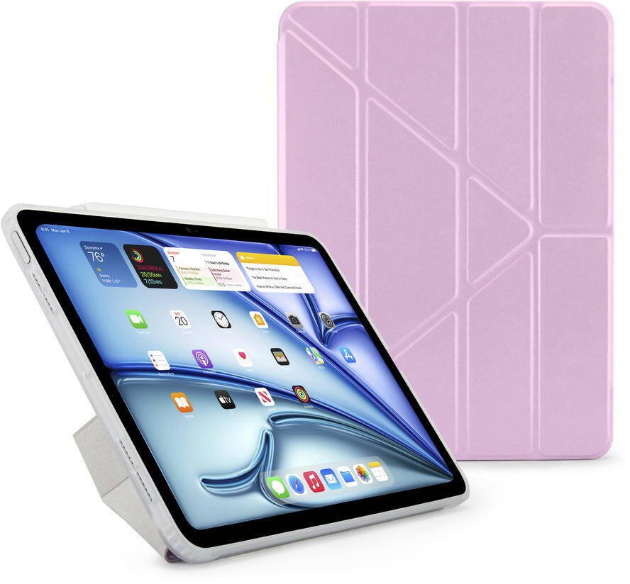 Pipetto Originální kryt Origami No1, metalicky fialový - iPad (A16) / iPad (2022)