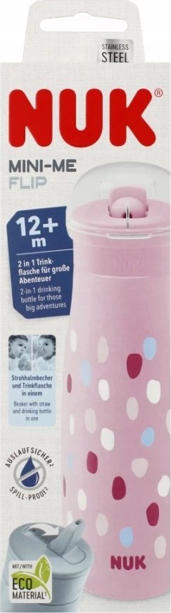 NUK NUK HRNEK 450ML MINI-ME 12M FIALOVÁ 10225327 1/6