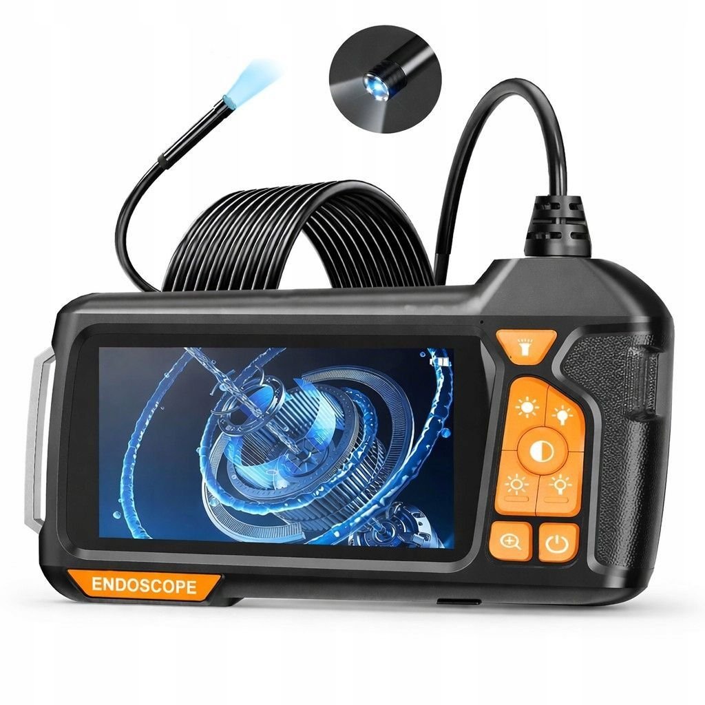 Renew Force Pevná flexibilní endoskopická inspekční kamera 2m HD IPS obrazovka 4,3” IP67 / AZ-M40-D