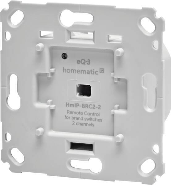 eQ-3 Nástěnný vypínač Homematic IP pro značkové 2fázové vypínače BRC2-2