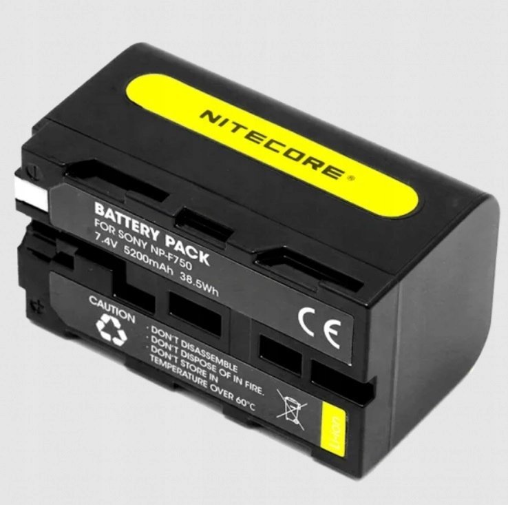 Nitecore Nabíječka Nitecore NP-F750 Baterie