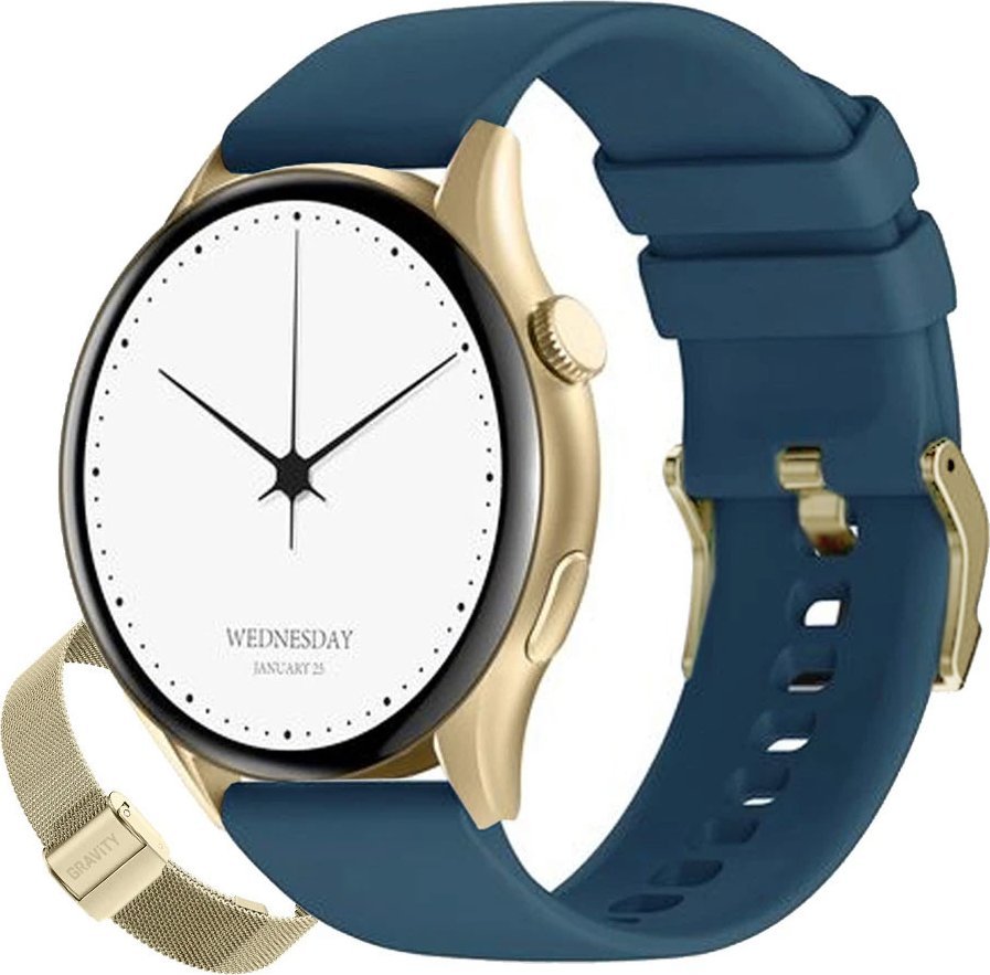 Gravity Dámské hodinky SMARTWATCH GT11-4 LGD/LGD/BU