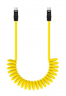 NoName USB kabel USB-C - USB-C 1,5 m žlutý (NL4992)