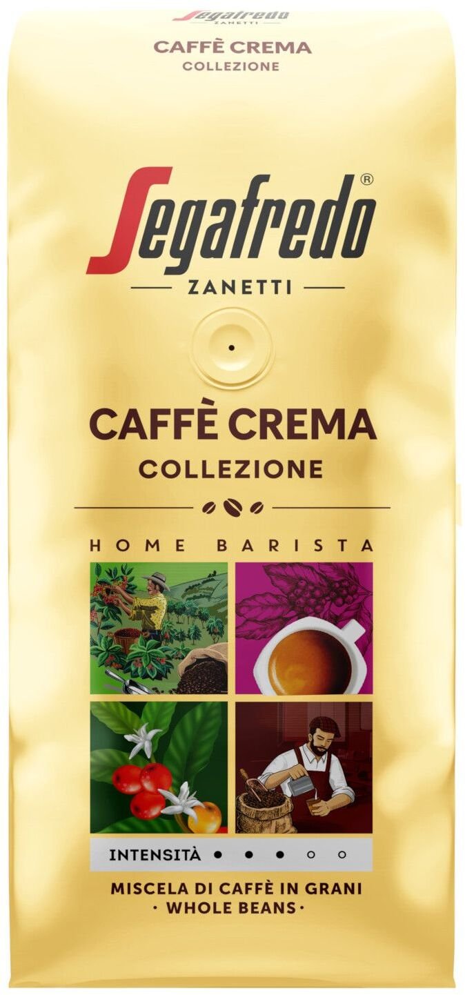Segafredo Caffe Crema Collezione zrnková káva 1 kg