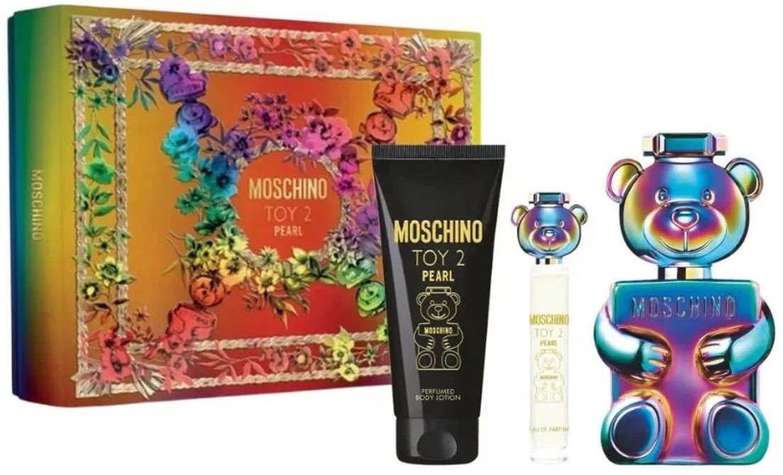 Moschino Toy 2 Pearl Set 100 ml parfémovaná voda ve spreji + 100 ml tělové mléko + 10 ml miniaturní parfémovaná voda ve spreji