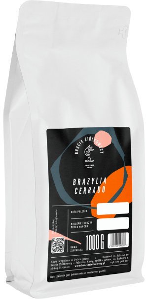 Bracia Ziółkowscy Kávová zrna Kávová zrna Brazil Cerrado 1kg