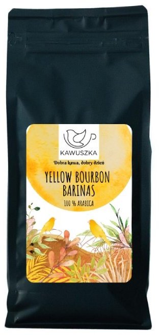 Kawuszka Kávová zrna Kávová zrna Brazil Yellow Bourbon Barinas 1kg