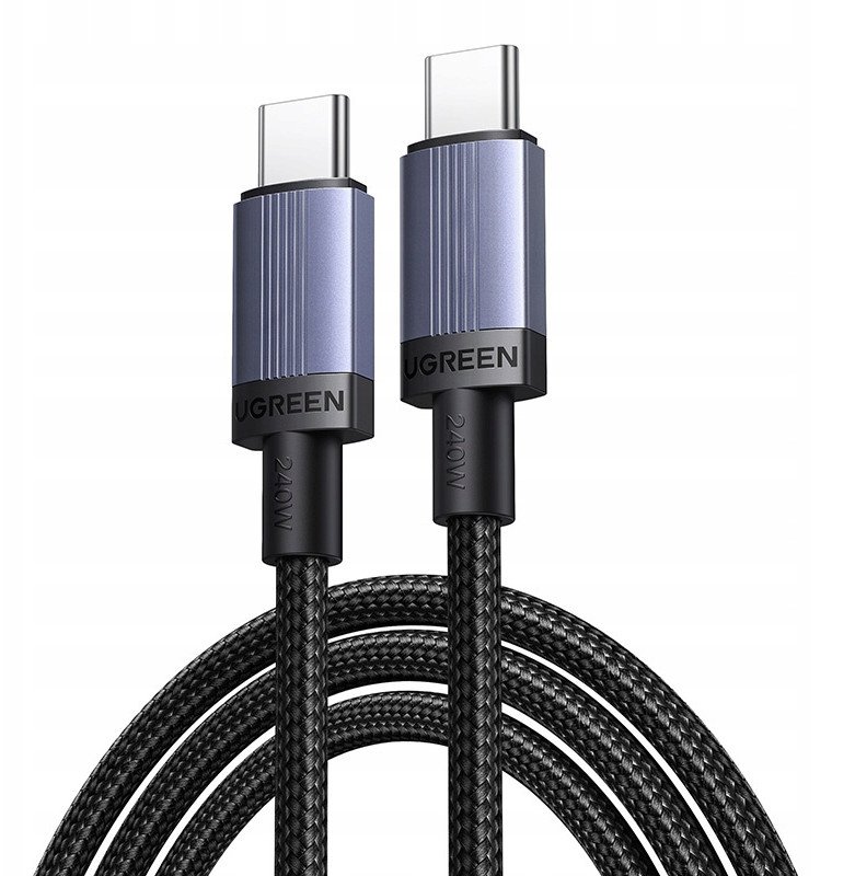 Ugreen Kabel USB-C - USB-C 3 m šedý (UGR5714)
