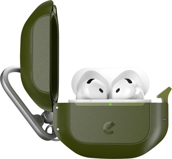 Class and Culture LLC KeyBudz ElementProof - Voděodolné pouzdro pro AirPods 4. generace (lesní zelená)