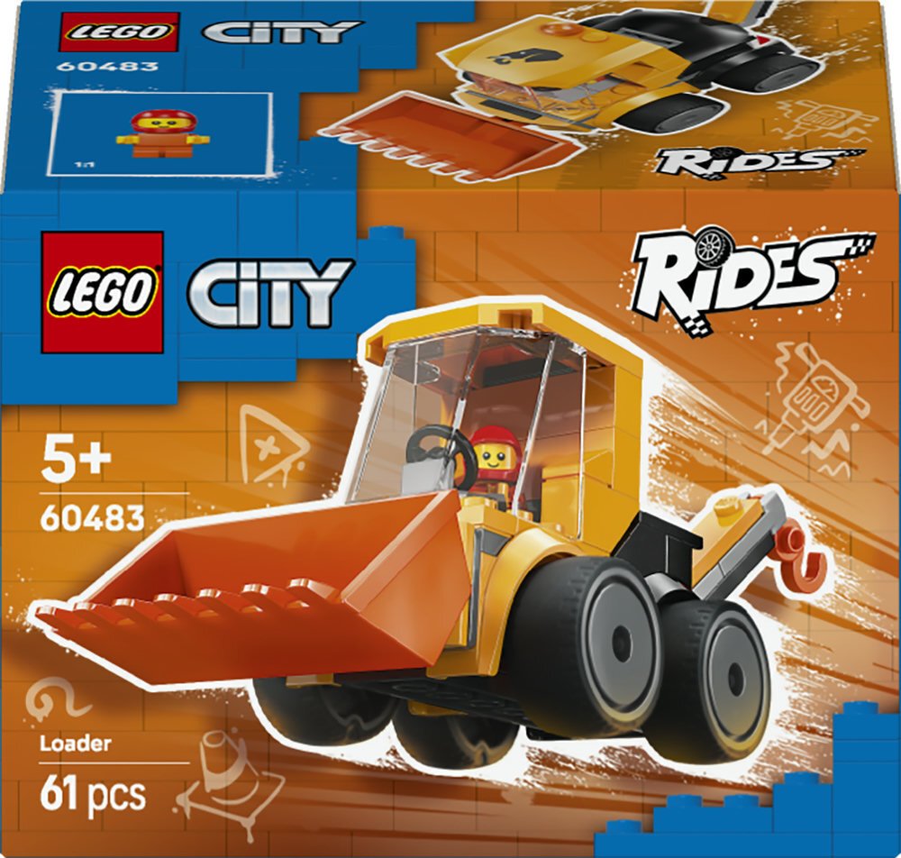 LEGO CITY 60483 Jízdy - Stavební nakladač
