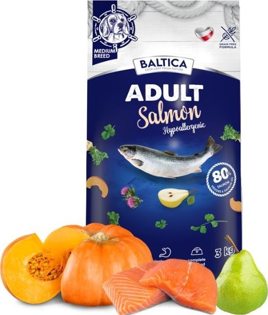 BALTICA EXCELLENT Adult Salmon Hypoallergenic M 3kg