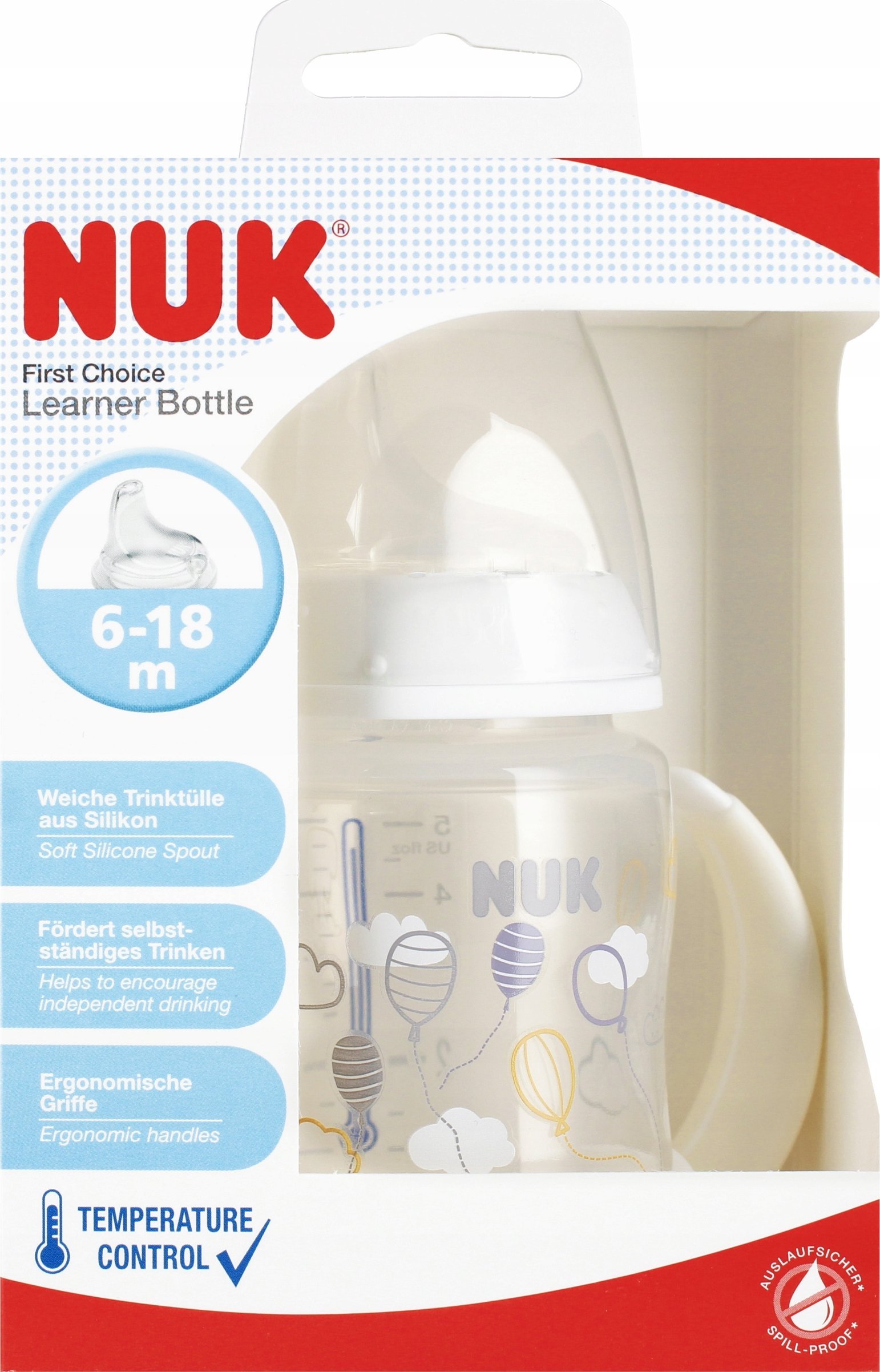 NUK NUK LÁHEV PP 150ML 6-18FC BIA 10215335 1/6