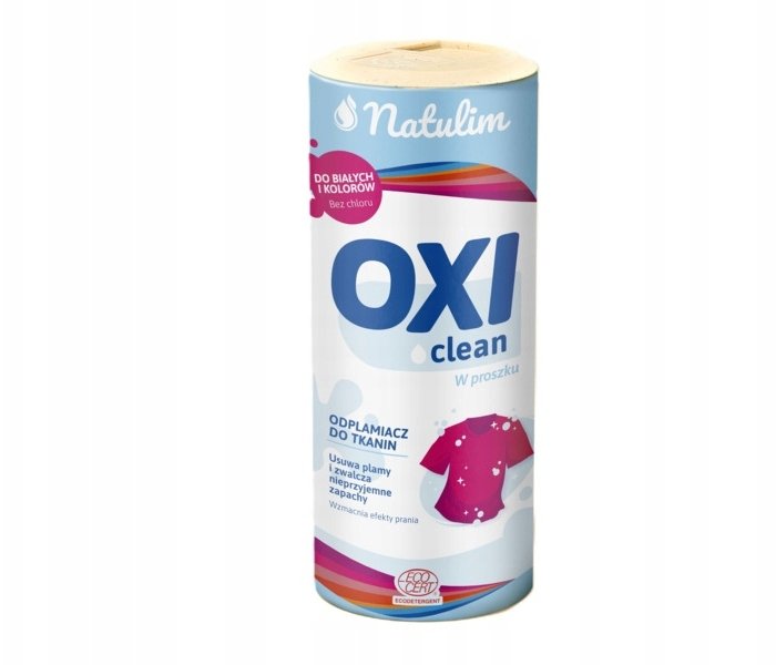 Vanish Natulim OXI clean práškový odstraňovač skvrn z barevných tkanin 0,5 kg