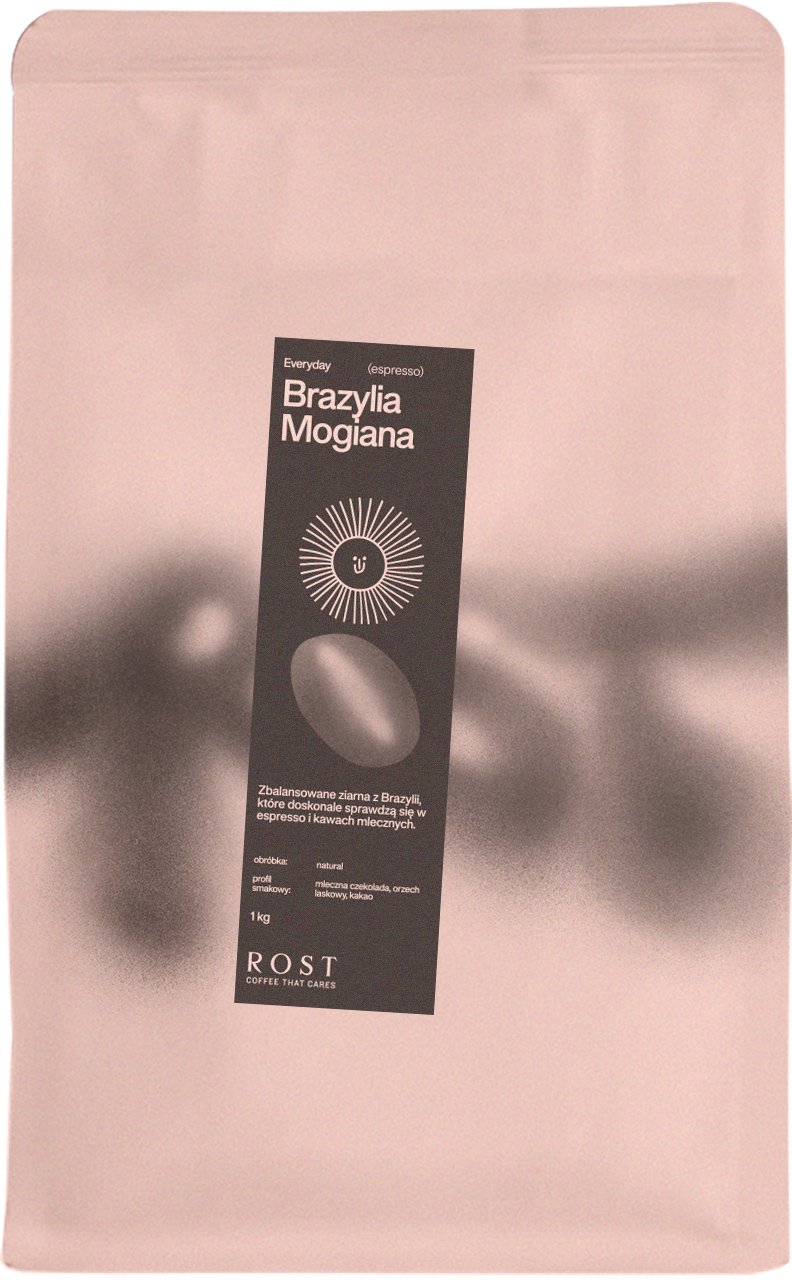 Zrnková káva ROST Brazil Mogiana Espresso 1 kg