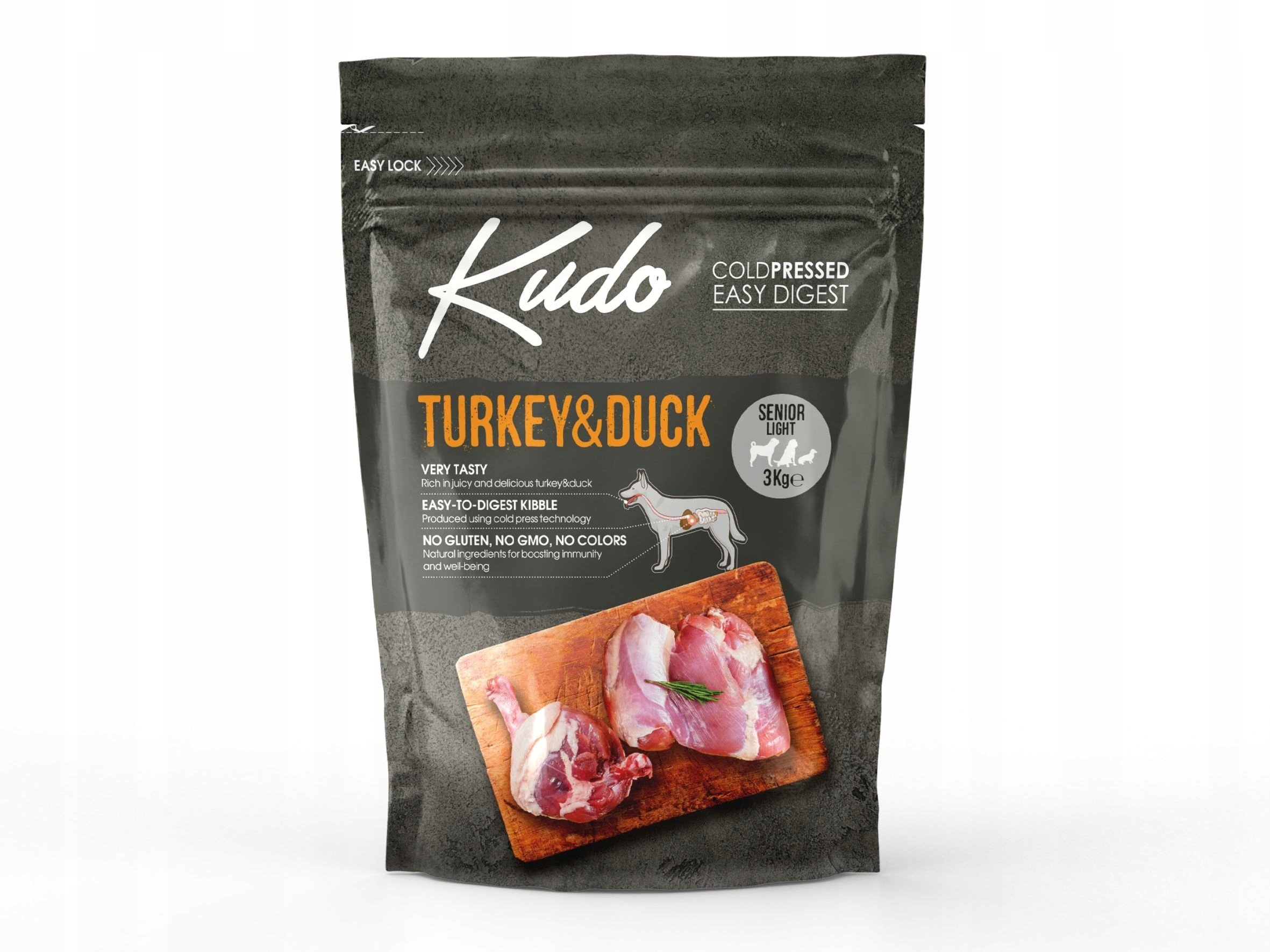 Caniwild Kudo krůta a kachna Senior/Light 3kg