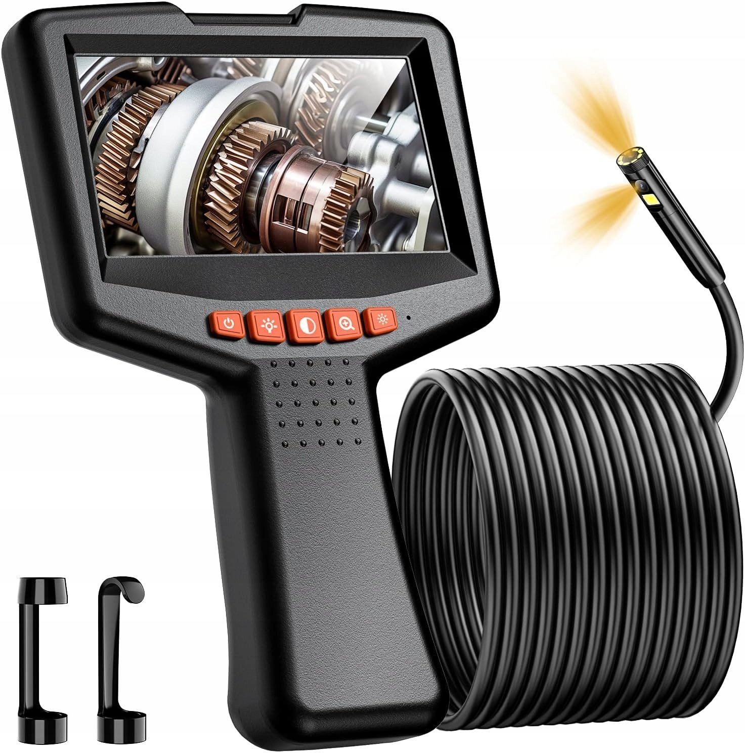 Renew Force Průmyslová endoskopická inspekční kamera 5m Full HD 1080p Ips 4,3” IP67 LED / AZ-G41-D
