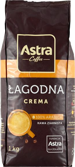 Astra Kávová zrna Mild Crema 1 kg