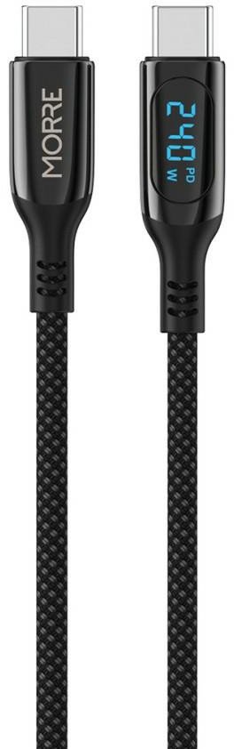 Tiross USB kabel USB-C - USB-C 2 m černý (M105)