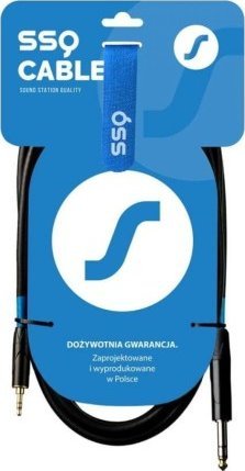 SSQ Kabel MiJS2 - Stereo jack 3,5 / Stereo jack 6,3