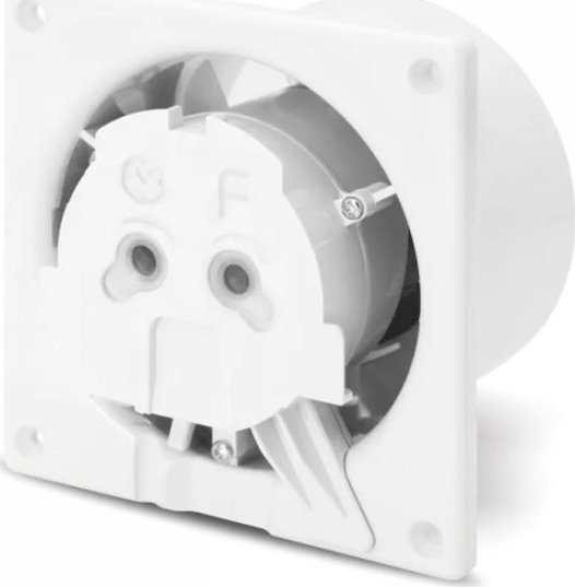 airRoxy Domácí ventilátor dRim 125 DTS s vyměnitelnými dekorativními panely/nástěnná/stropní verze s časovačem s časovačem