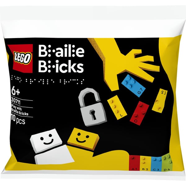 LEGO BRAILLE BRICKS Kocky Zábava s Braillovým písmom 30711