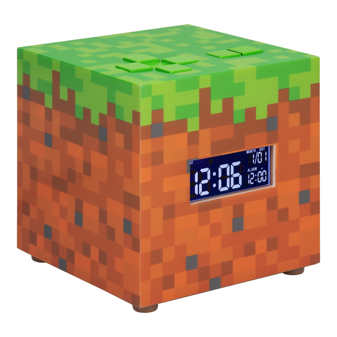Minecraft BUDÍK SVÍTĚCÍ HODINY MINECRAFT ORIGINÁL