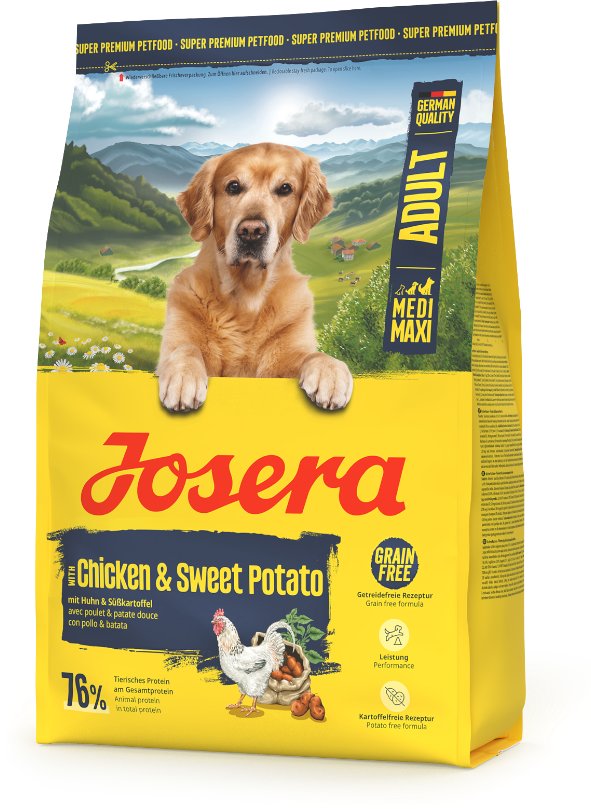 Josera M/M Adult Chicken & Sladké brambory 3kg