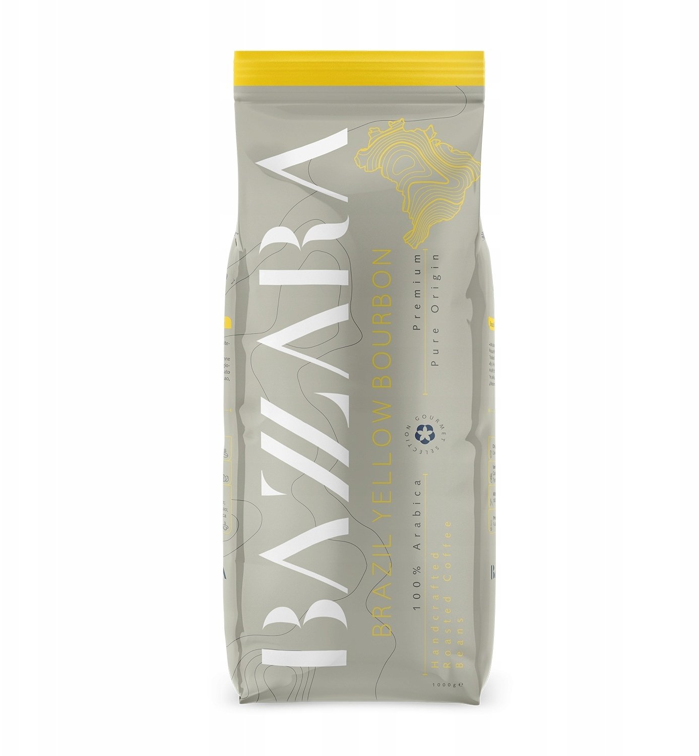 Bazzara Kávová zrna Espresso Brazil Yellow Bourbon 1kg