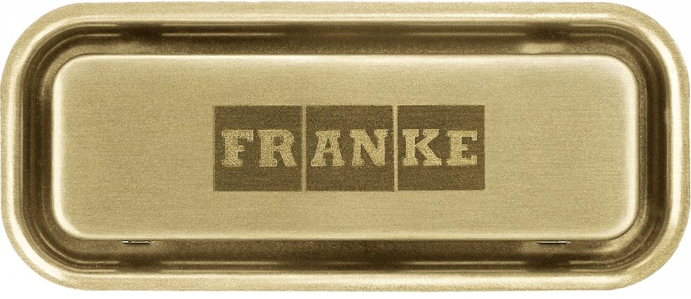 Franke obdélníkové přepadové prvky, zlaté 133.0630.111