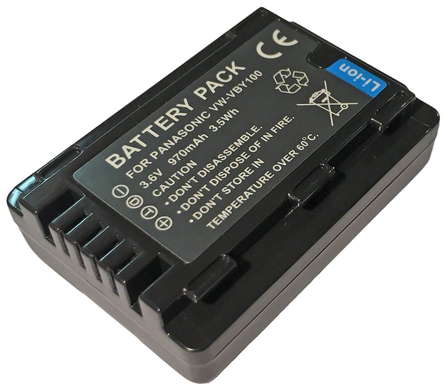 TRX baterie Panasonic VW-VBY100 - 970mAh