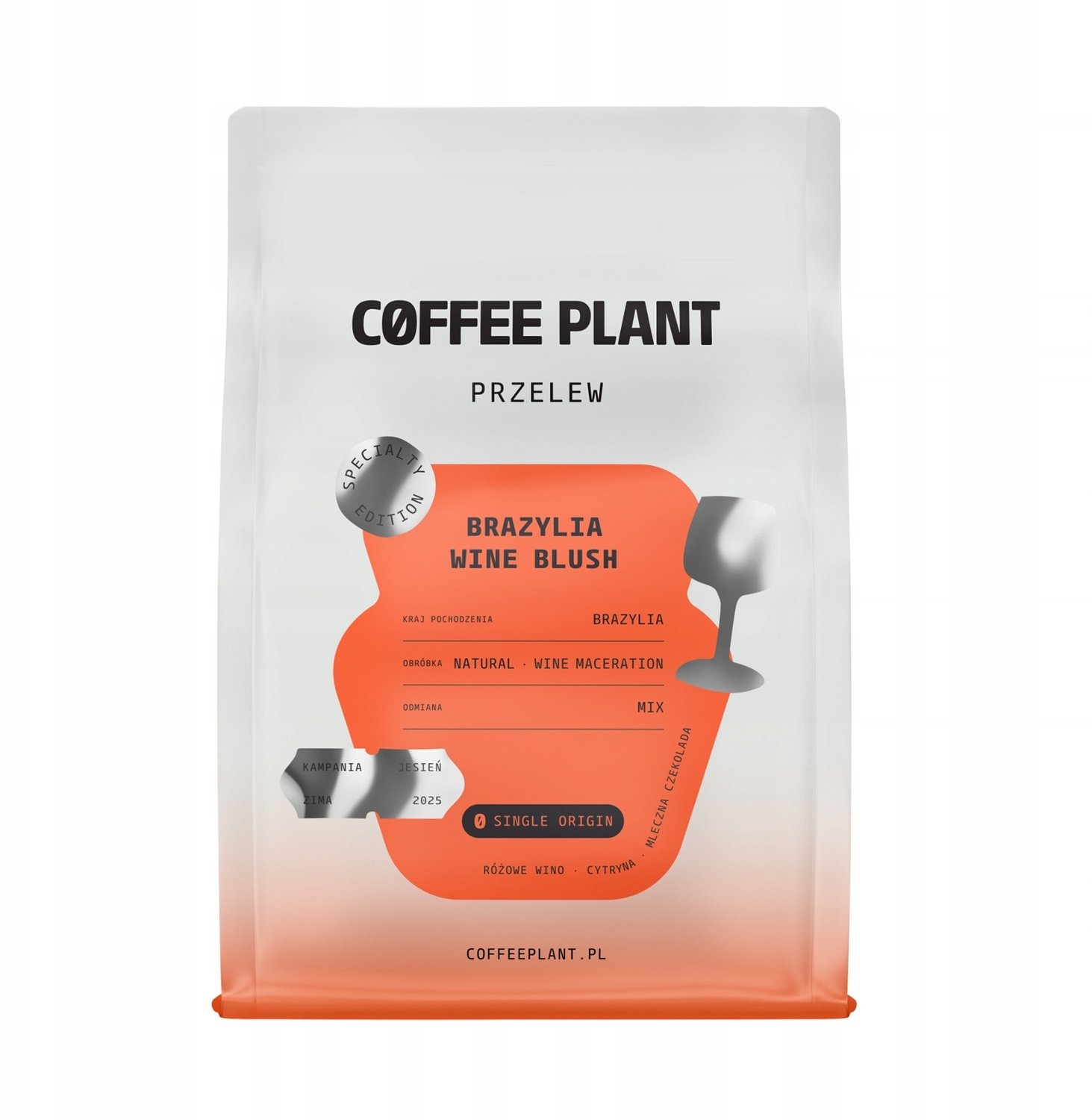 Coffee Plant Kávová zrna Kávová zrna Kávová zrna Brazil Wine Blush 250g