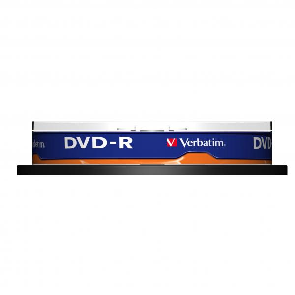 VERBATIM DVD-R(10-Pack)Spindl/MattSlvr/16x/4.7GB