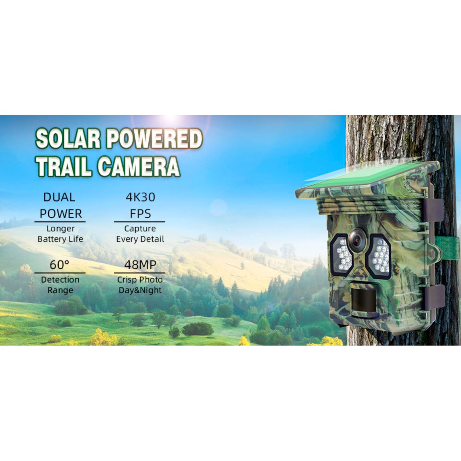 Stealth Gear Racoon Solar 4K Wildkamera