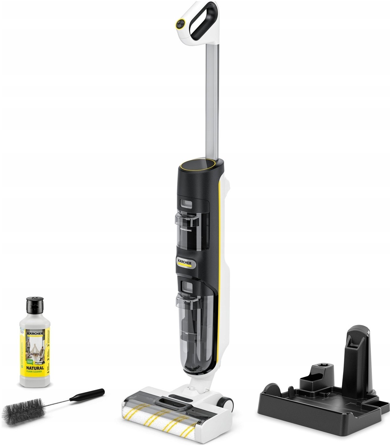 Elektrický mop Kärcher FCV 4 Natural N 3 v 1 Xtra!Clean 180 W (1.056-133.0) Černá