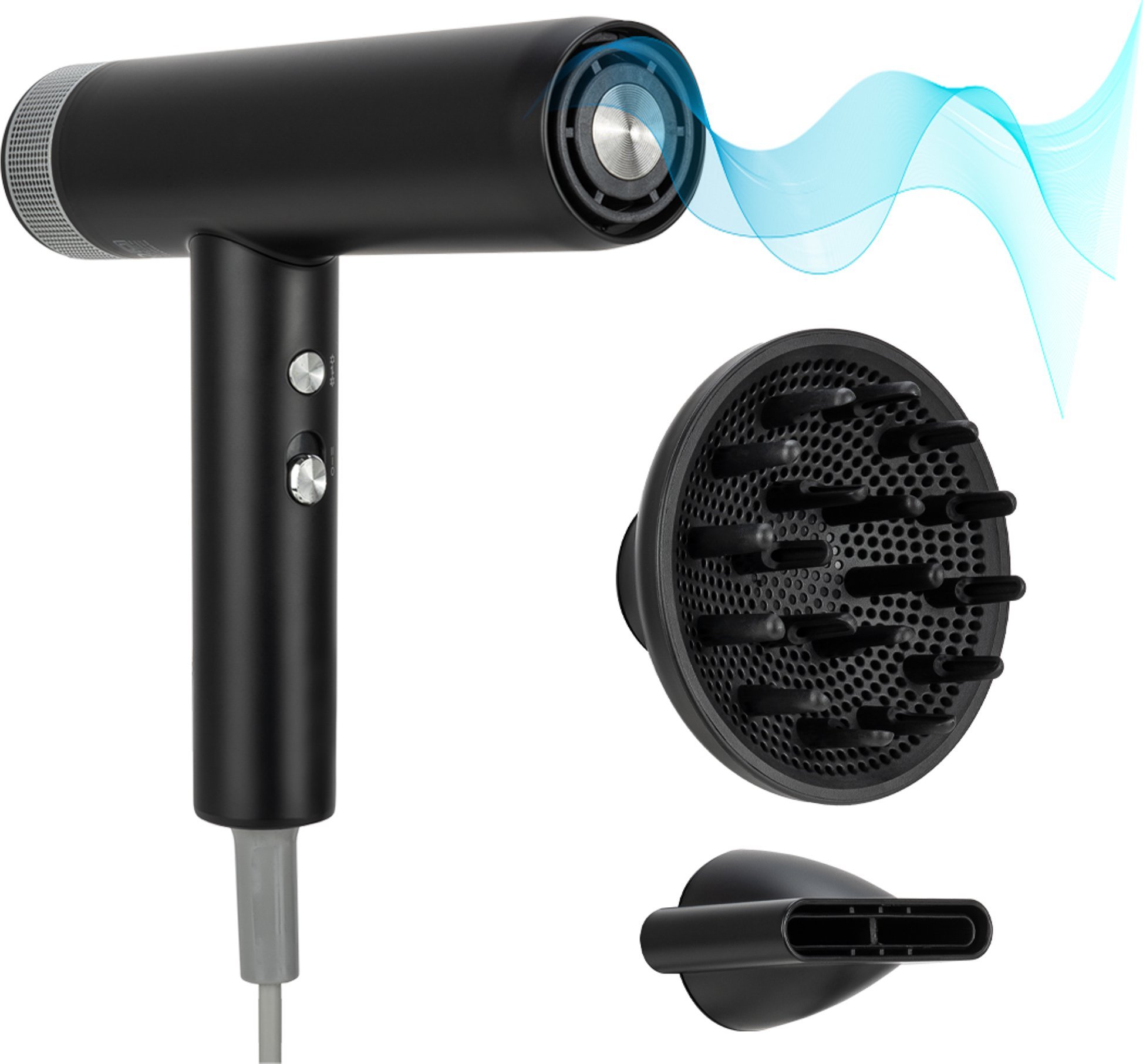 Humanas Fén HUMANAS AirTouch HD s ionizační funkcí, černý