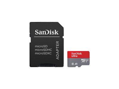 SanDisk Ultra - Paměťová karta flash (adaptér microSDXC na SD zahrnuto) - 1.5 TB - A1 / UHS Class 1 / Class10 - microSDXC UHS-I