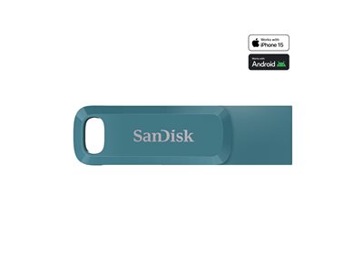 SanDisk Ultra Dual Drive Go - Jednotka USB flash - 1 TB - USB 3.1 Gen 1 / USB-C - navagio bay