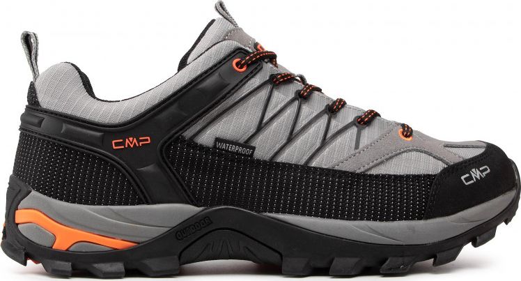Pánské trekové boty CMP Rigel Low Treking Shoe Cemento/Nero vel. 44 (3Q54457-75UE)